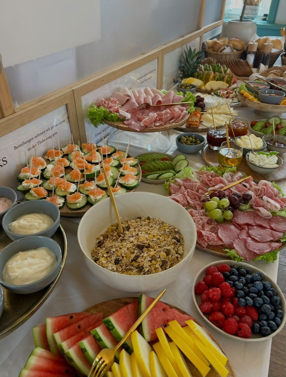 Buffet für geschlossene Gesellschaft