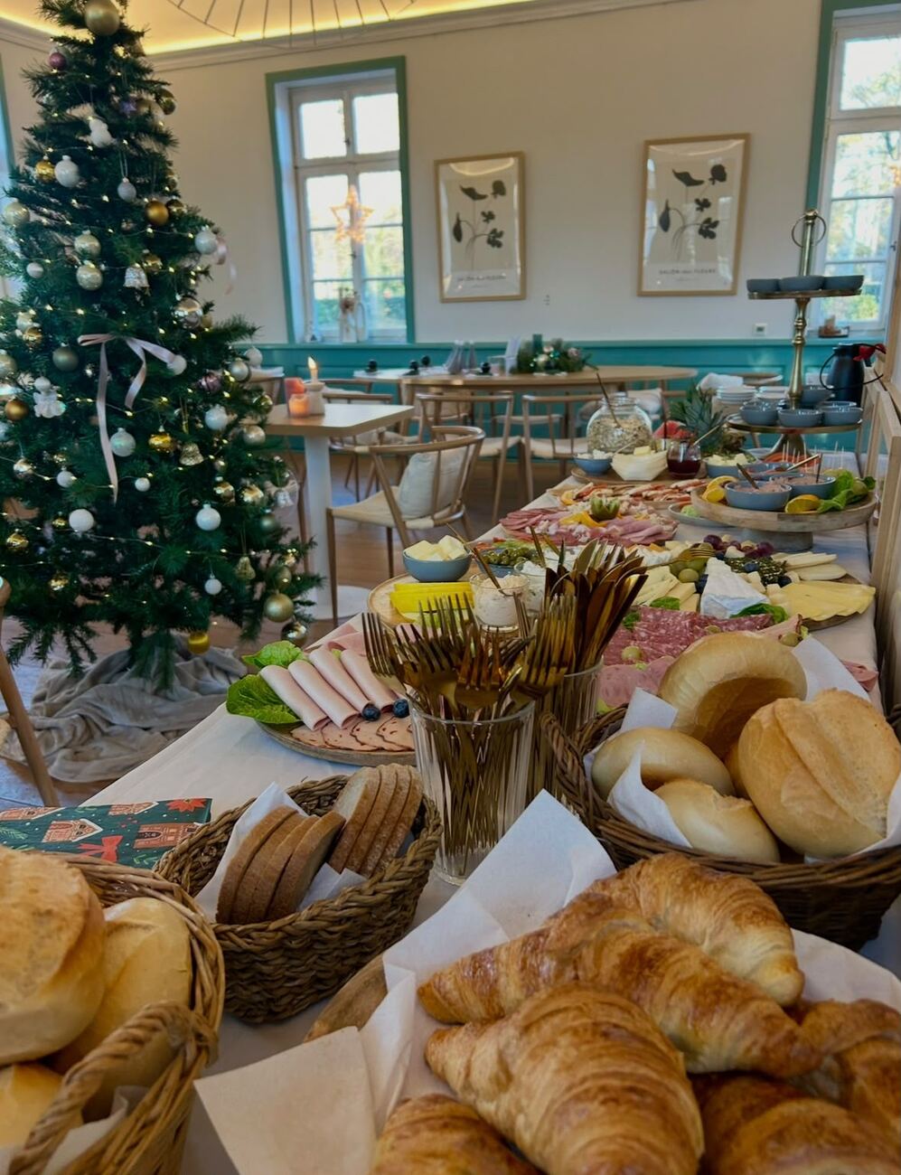 Weihnachtsfrühstück Buffet